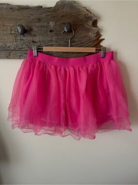 Pink Layered Tule Mini Skirt/Tutu